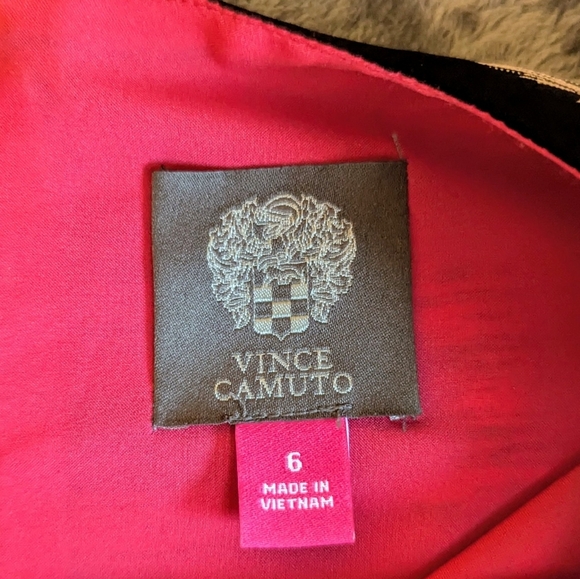 Vince Camuto Dress Women's Size 6 Sleeveless Black And White Textured Pockets - Picture 5 of 14